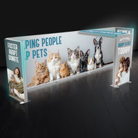 10x20 Backlit Single Archway SEG Trade Show Booth Display