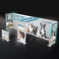 10x20 Backlit Single Archway SEG Trade Show Booth Display