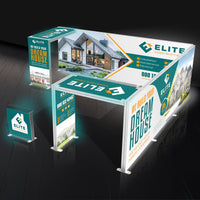 20x20 Backlit Double Archway SEG Trade Show Booth Display
