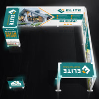 20x20 Backlit Double Archway SEG Trade Show Booth Display