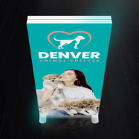 SEG Backlit Banner Stand Display
