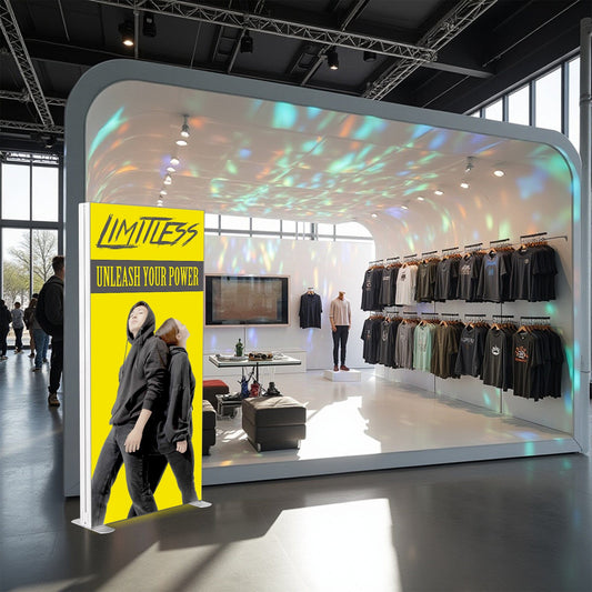 SEG Backlit Banner Stand Display