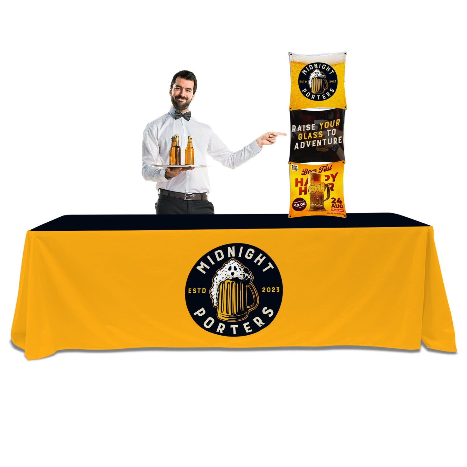 Complete Set w/ Hardware / 8ft Table Throw