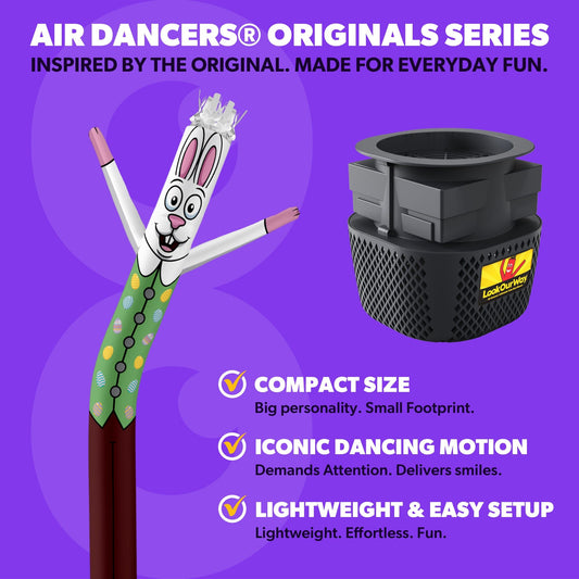 Air Dancers® Originals Inflatable Tube Man Easter Bunny
