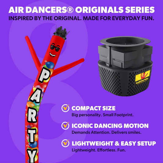 Air Dancers® Originals Inflatable Tube Party Red