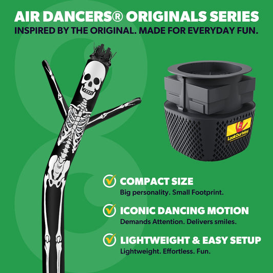 Air Dancers® Originals Inflatable Tube Man Skeleton