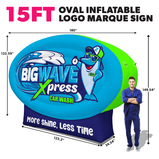 Oval / 15ft