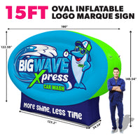 Oval / 15ft