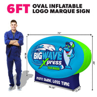Oval / 6ft
