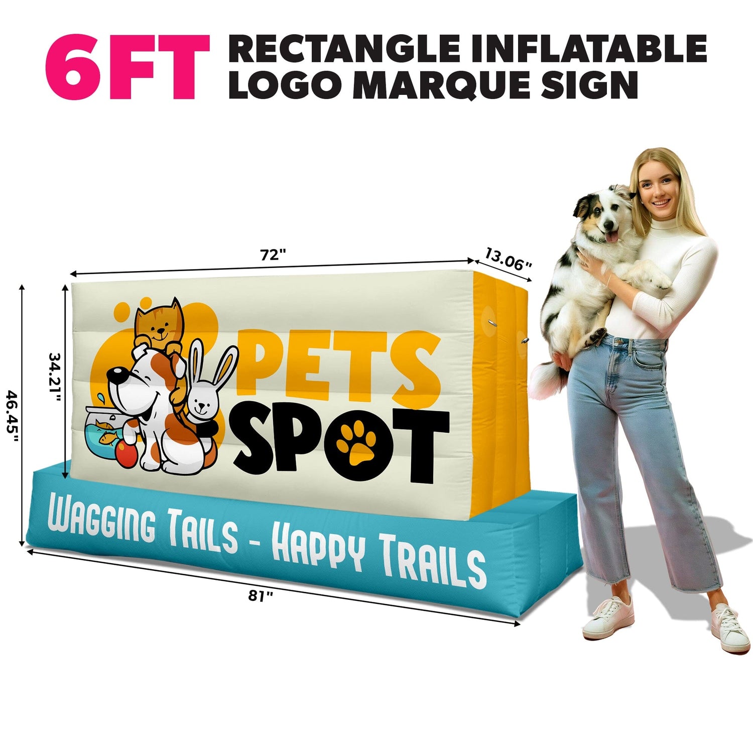 Rectangle / 6ft
