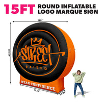 Round / 15ft