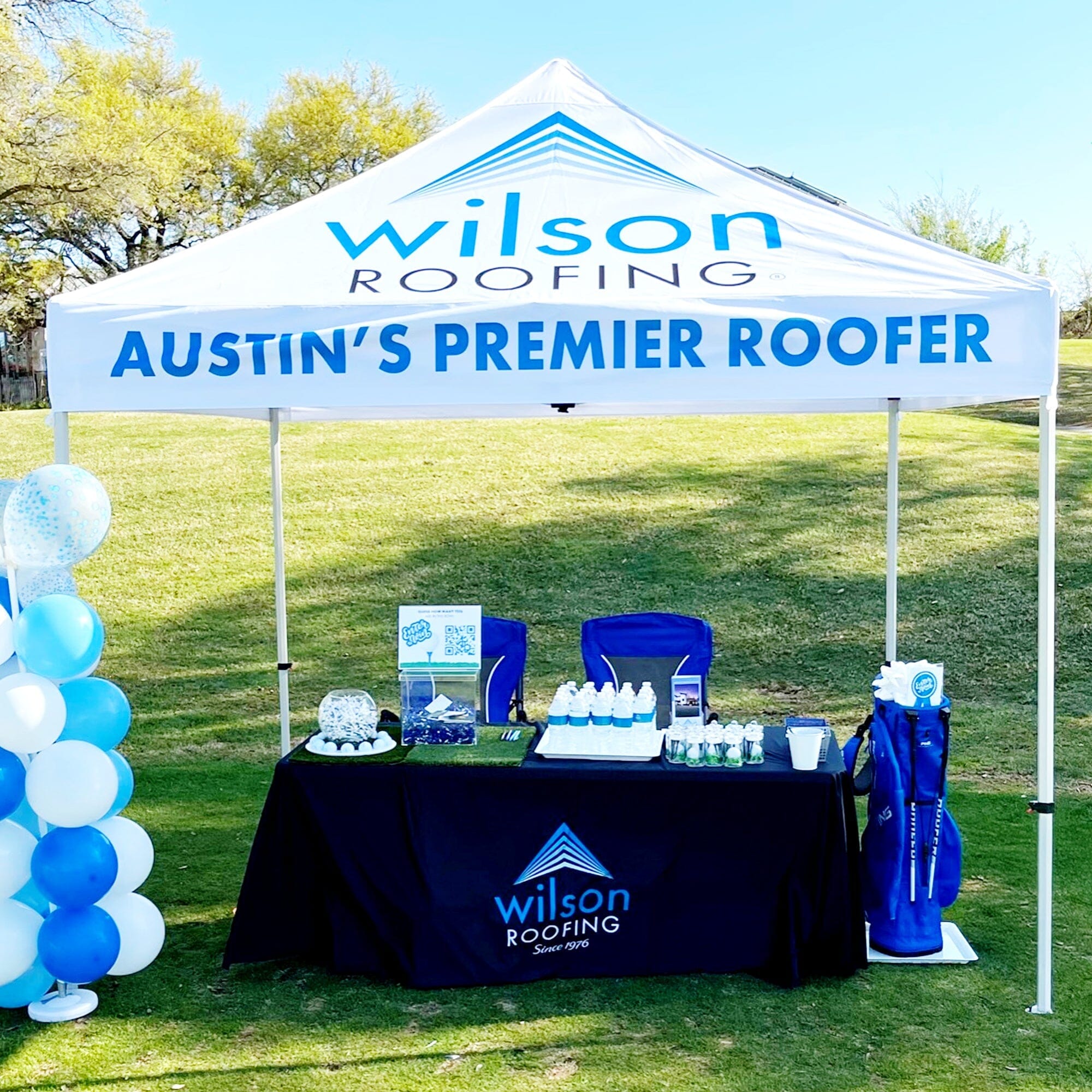 Custom Canopy Tent with Table Cover