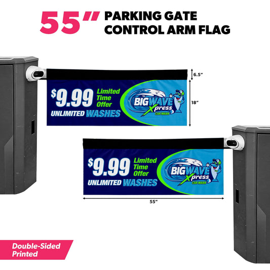Custom Gate Arm Flags