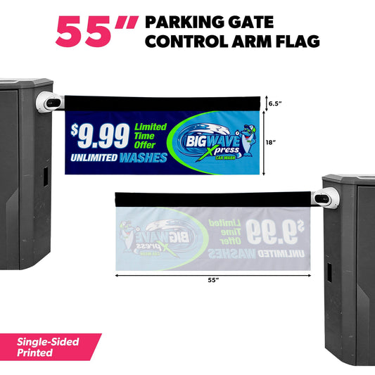 Custom Gate Arm Flags