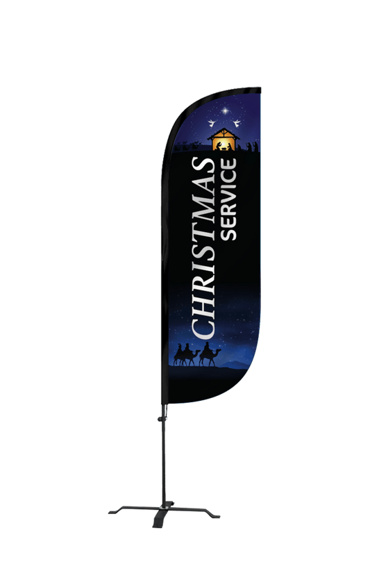 Christmas Service Feather Flag 10M5000126