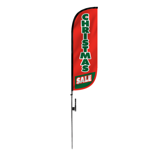 Christmas Sale Feather Flag 