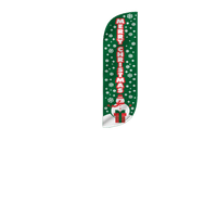 Merry Christmas Feather Flag 