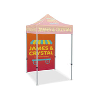 Custom Canopy Tent Full Back Wall