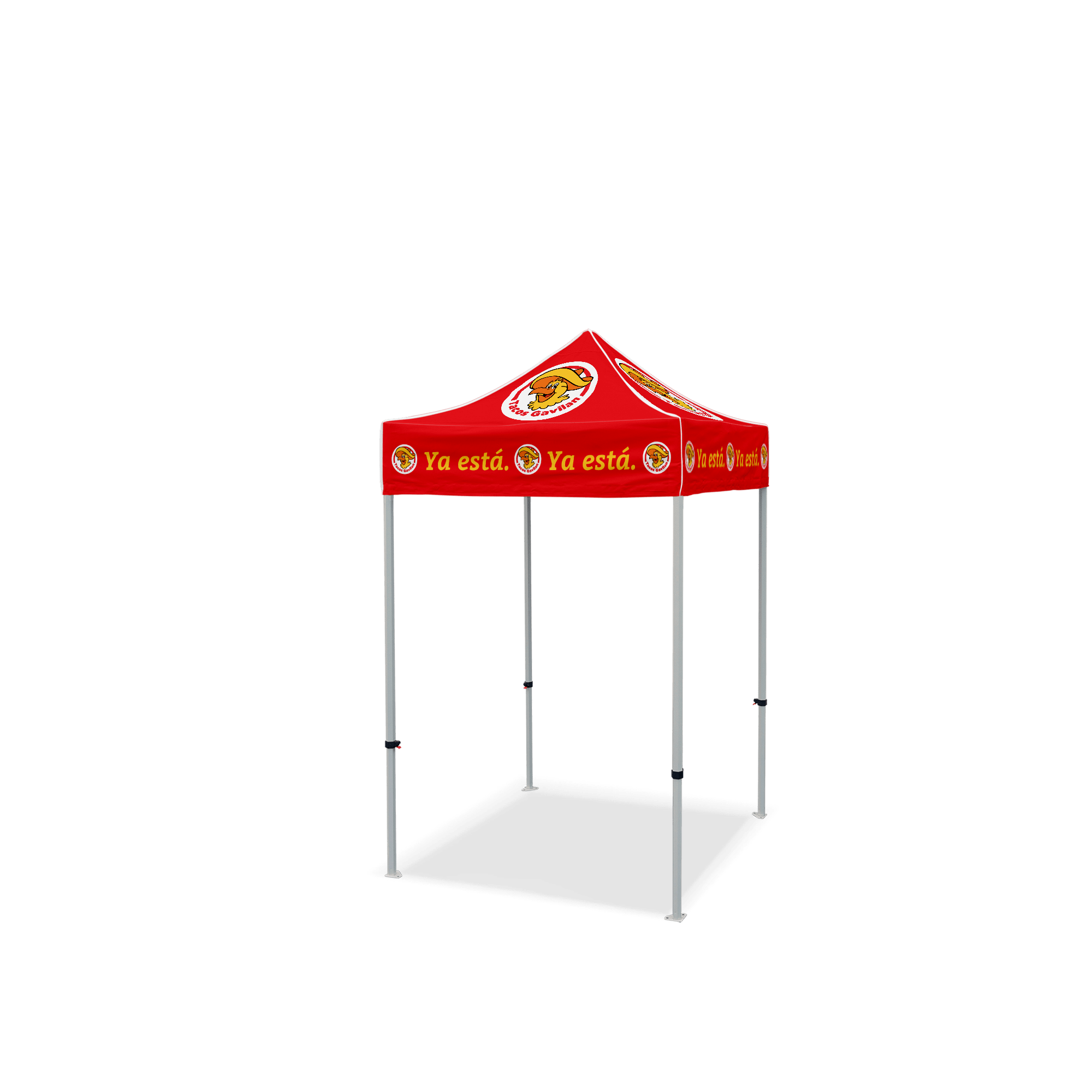 Custom Canopy Tent with Full Back & Half Side Walls