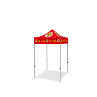Custom Canopy Tent with Full Back & Half Side Walls
