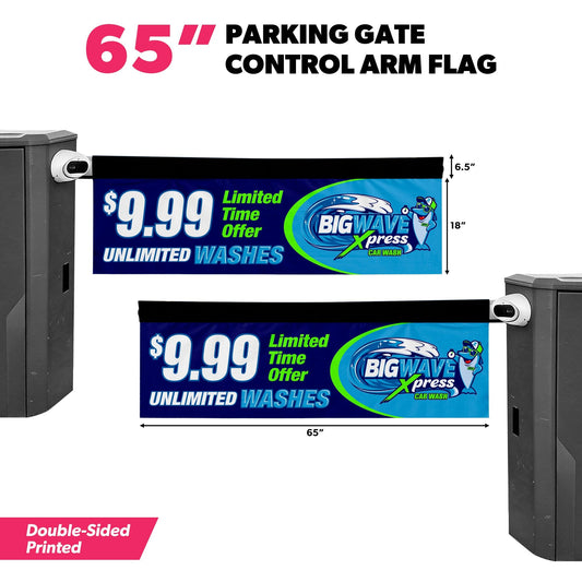 Custom Gate Arm Flags
