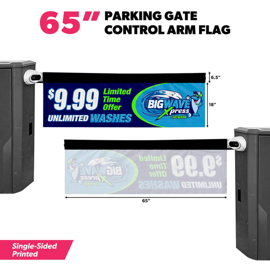 Custom Gate Arm Flags