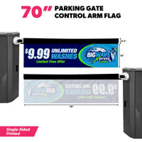 Custom Gate Arm Flags
