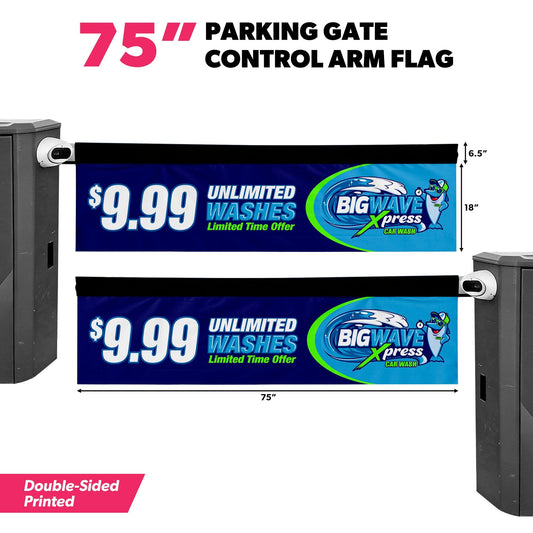 Custom Gate Arm Flags