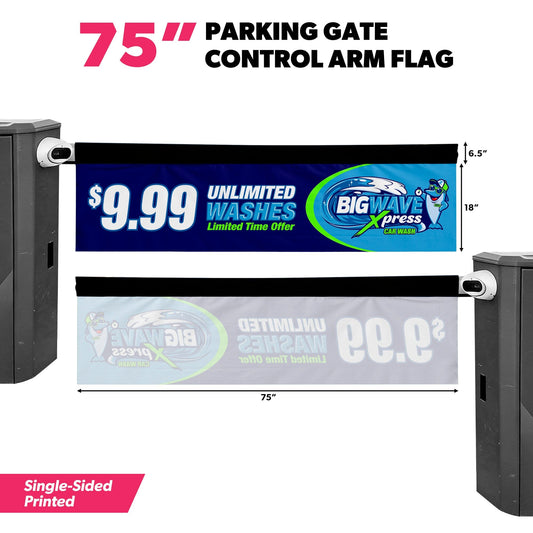 Custom Gate Arm Flags