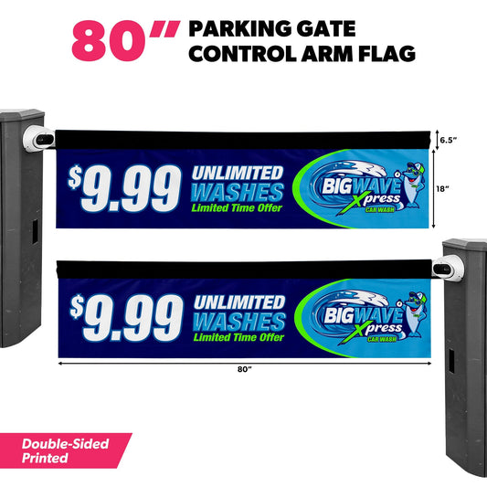Custom Gate Arm Flags