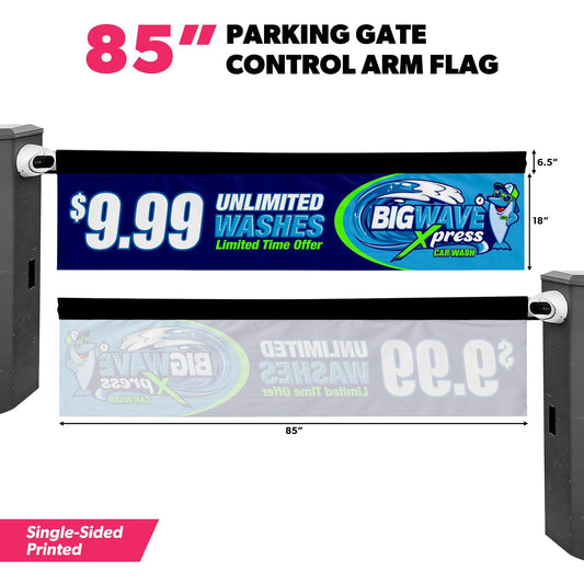 Custom Gate Arm Flags