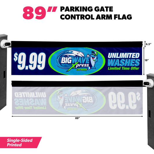 Custom Gate Arm Flags