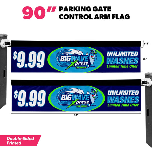 Custom Gate Arm Flags