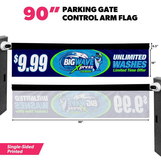 Custom Gate Arm Flags