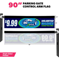 Custom Gate Arm Flags