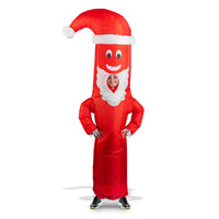 Air Dancers® Inflatable Tube Man "Santa Disguise" Costume 