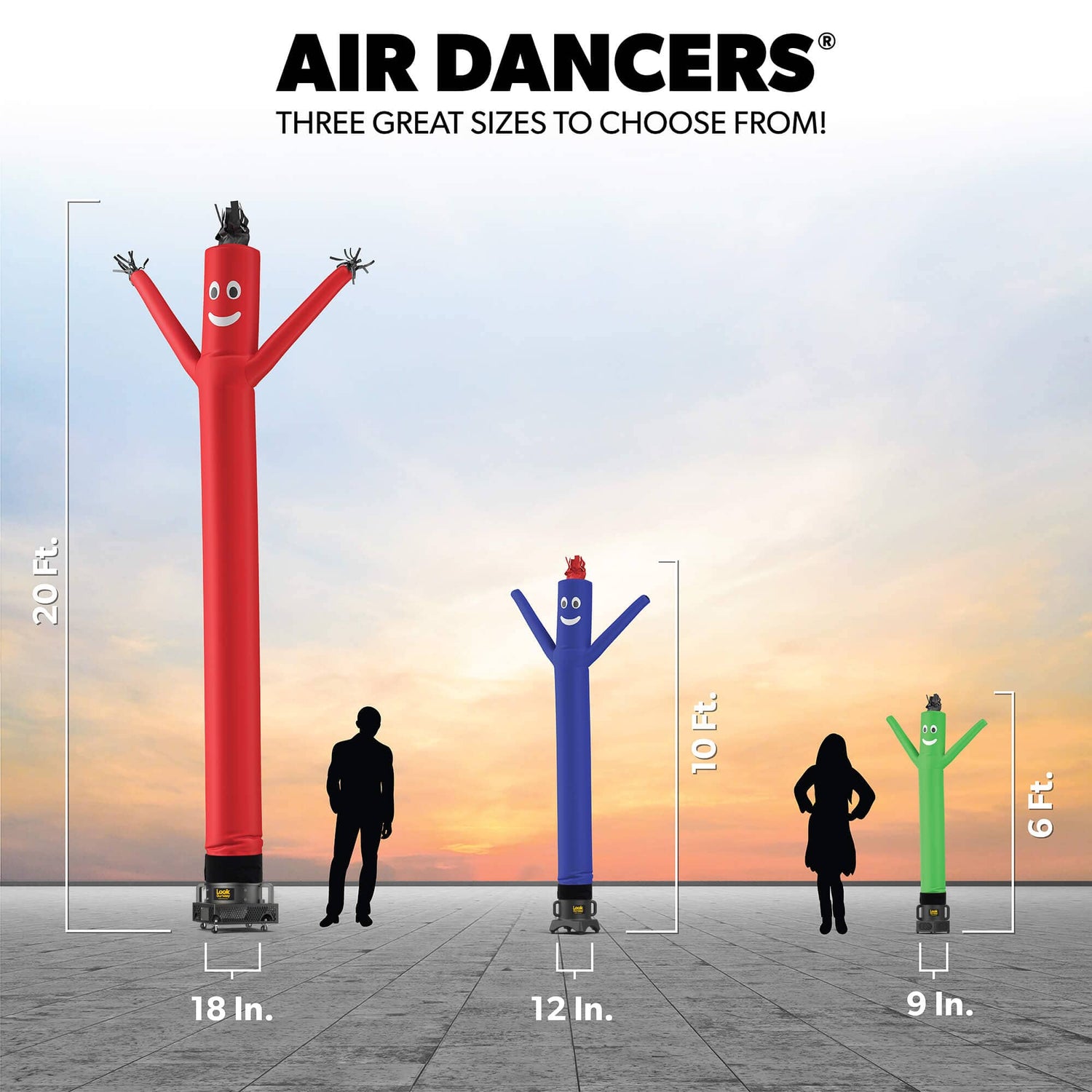 Air Dancers® Inflatable Tube Man Green 