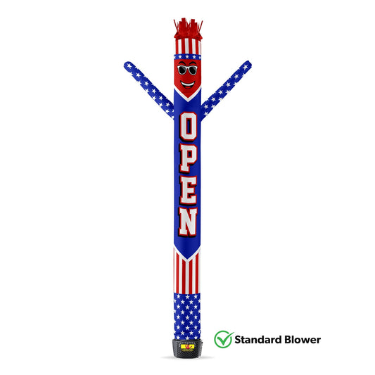 Air Dancers® Originals Inflatable Tube Man Open American Themed