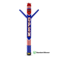 Air Dancers® Originals Inflatable Tube Man Open American Themed