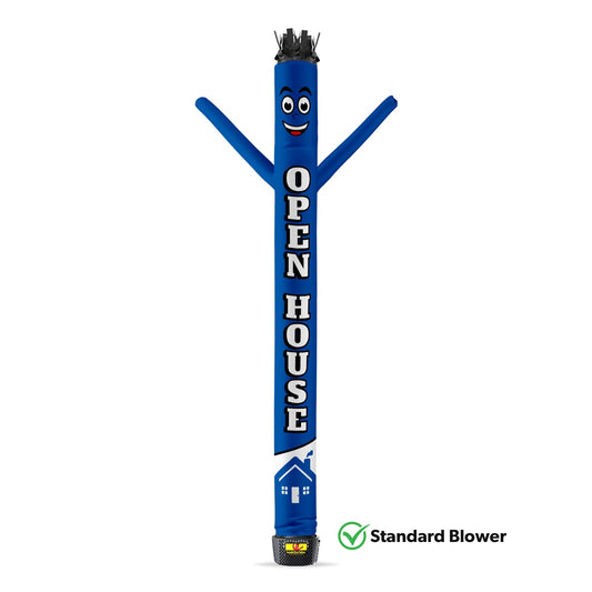Air Dancers® Originals Inflatable Tube Man Open House Blue