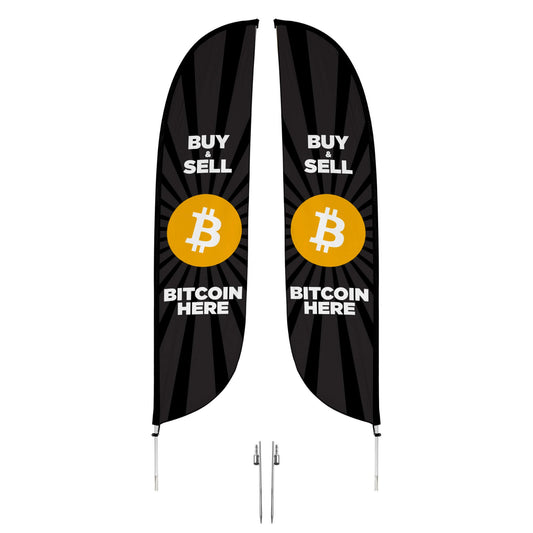 BTM Machine 11ft Feather Flag 10M1200572