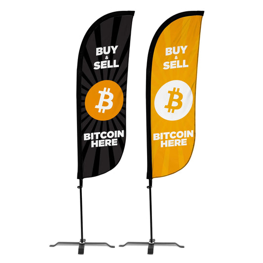 BTM Machine 5ft Feather Flag 
