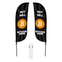BTM Machine 5ft Feather Flag 10M1200567