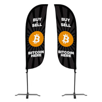 BTM Machine 5ft Feather Flag 10M1200569