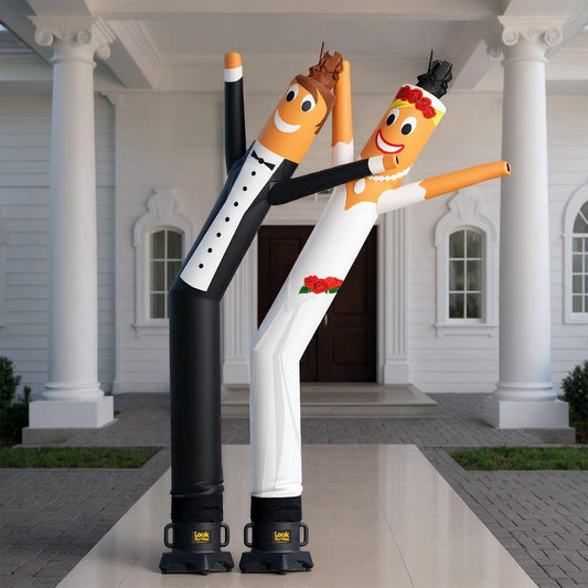 Bride & Groom Air Dancers® Inflatable Tube Man Character Sets