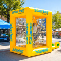 Jackson Hewitt Inflatable Cash Grab Machine