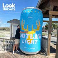 Outlaw Light Beer Custom Inflatable Can