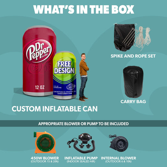 Custom Giant Inflatable Can