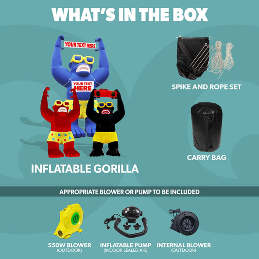 20ft Giant Gorilla Inflatable