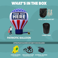 20ft Giant Inflatable Patriotic Balloon